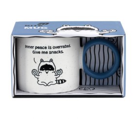 Чашка 370 мл Donut racoon