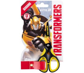 Ножиці  дитячі з гум. вставками, малюнок на лезах, 13см TF