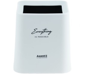 Настільний контейнер для сміття, квадратний, білий