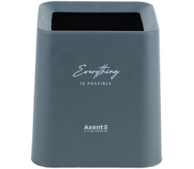 Настільний контейнер для сміття, квадратний, сірий