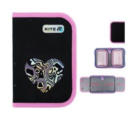 Пенал Kite 1 від., 2 відв., без наповнення 622 Love is