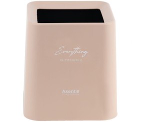 Настільний контейнер для сміття, квадратний, персиковий