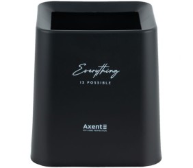 Настільний контейнер для сміття, квадратний, чорний