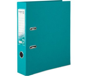 Папка-реєстратор одностор. PP 7,5 cм, розібр, бірюзова