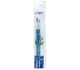 Набір із 2-х пензлів поні круглий 4, 8 в пеналі Kite Classic