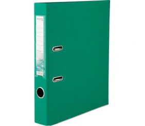 Папка-реєстратор двост. PP 5 cм, розібр, зел