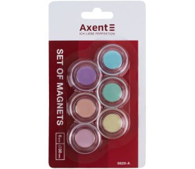 Набір магнітів 30 мм,  6 шт., Pastelini