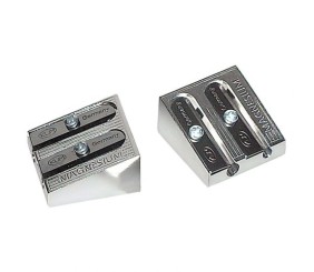 Точилка б/конт. 410 метал.. подвійна клиноподібна