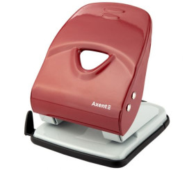 Діркопробивач Exakt-2 металевий, 40арк, червоний