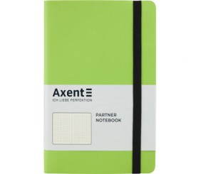Книга записна Partner Soft, 125*195, 96арк, крап, салатова
