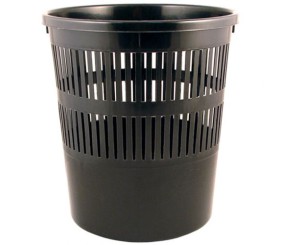 Корзина для паперу, 8л, чорна