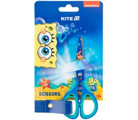 Ножиці  дитячі з гум. вставками, малюнок на лезах, 13см SB
