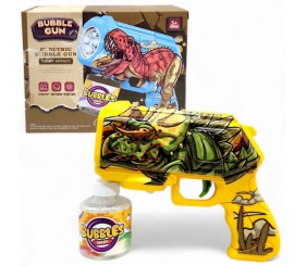 Пістолет з мильними бульбашками "Динозавр" (жовтий)