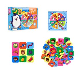 Настільна гра "Хто, що їсть?" укр