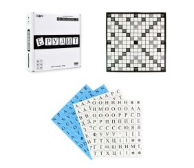 Настільна гра "Ерудит" чорно-білий укр