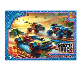 Пазли "Монстер траки", 70 елементів