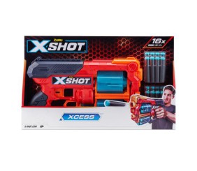 X-Shot Red Швидкострільний бластер EXCEL Xcess TK-12 (16 патронів), 36436R