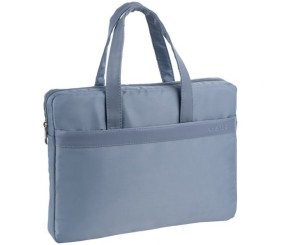 Сумка для документів текстильна А4, 1 відділення, блакитна