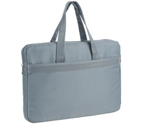 Сумка для документів текстильна А4, 1 відділення, сіра
