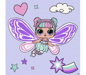 Картина за номерами з фарбами металік "L.O.L. Surprise! O.M.G. Fairies Sweetiefly" 40х40 см