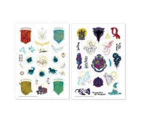 Набір дитячих тимчасових татуювань "Harry Potter. Символи", А5, 2 аркуші