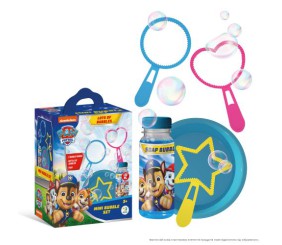 Набір мильних бульбашок "Щенячий патруль", 150 мл, миска, 3 рамки