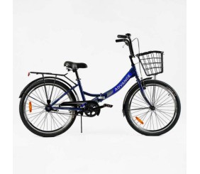 Велосипед складний Corso 24`` Advance, одношвидкісний, складна сталева рама 14``