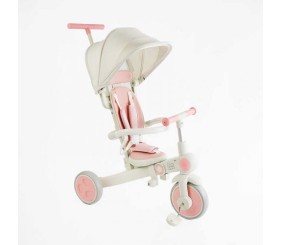 Велосипед-трансформер 3-х колісний "Best Trike" матеріал рами - нейлон, переднє колесо EVA 10``, задні колеса EVA 8``, батьківська ручка, в коробці