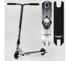 Самокат трюковий "Best Scooter" Warrior, HIC-система, ПЕГИ, алюмінієвий диск та дека, колеса PU, d=120мм, ширина керма 58 см
