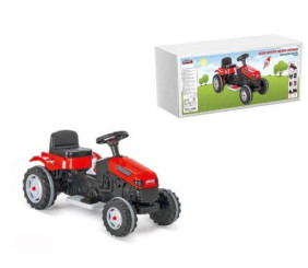 Трактор "Pilsan" (акумулятор 6V, сидіння, що регулюється, колеса з гумовими накладками) червоний
