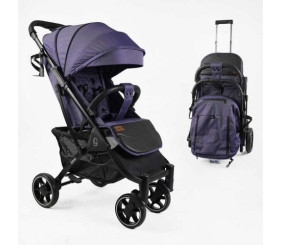 Візок прогулянковий дитячий "JOY Livvi" (рама алюмінієва, футкавер, підсклянник, телескопічна ручка)