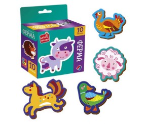 Гра розвиваюча (набір магнітів) "Ферма"