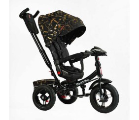 Велосипед дитячий ПОВОРОТНЕ СИДІННЯ, СКЛАДНЕ КЕРМО, ФАРА МУЗИЧНА З USB, Bluetooth НАДУВНІ КОЛЕСА, ПУЛЬТ ВКЛЮЧЕННЯ СВІТЛА І ЗВУКУ