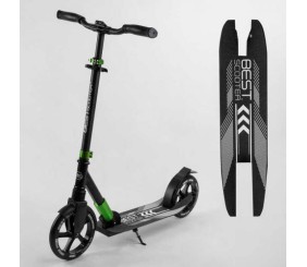 Самокат алюмінієвий Best Scooter (колеса PU, d переднього колеса - 230мм, d заднього колеса - 215 мм, 1 амортизатор передній)
