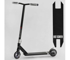 Самокат трюковий "Best Scooter. HOP" (HIC-система, ПЕГИ, алюмінієвий диск та дека, колеса PU, d=120 мм, ширина керма 58 см)