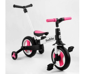 Велосипед-трансформер "Best Trike" (колеса PU 10'', батьківська ручка, знімні педалі)