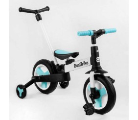 Велосипед-трансформер "Best Trike" (колеса PU 10'', батьківська ручка, знімні педалі)