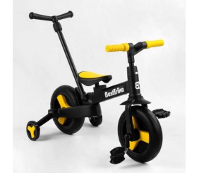 Велосипед-трансформер "Best Trike" (колеса PU 10'', батьківська ручка, знімні педалі)