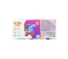 Набір для творчості "UʼDO Clay 7 шт." брикет 10 г