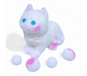 Іграшка-антистрес “Котик” таба (білий)