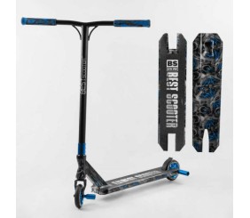 Самокат трюковий "Best Scooter" (HIC-система, ПЕГИ, алюмінієвий диск та дека з ПРИНТОМ, колеса PU, d = 110мм, ширина керма - 60 см)