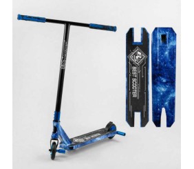 Самокат трюковий "Best Scooter" (HIC-система, ПЕГИ, алюмінієвий диск та дека з ПРИНТОМ, колеса PU, d = 110мм, ширина керма - 60 см)