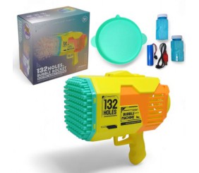 Мильні бульбашки "Bubble Rocket", 132 отвори, акумулятор