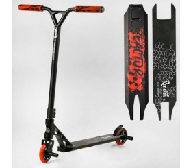 Самокат трюковий "Best Scooter Reactor" (HIC-система, ПЕГИ, алюмінієвий диск та дека, колеса PU, d=110 мм, ширина керма 55 см)