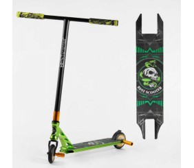 Самокат трюковий "Best Scooter" (HIC-система, ПЕГИ, алюмінієвий диск та дека, АНОДОВАНЕ ФАРБУВАННЯ, колеса PU, d = 110мм, ширина керма - 60 см)
