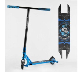 Самокат трюковий "Best Scooter" (HIC-система, ПЕГИ, алюмінієвий диск та дека, АНОДОВАНЕ ФАРБУВАННЯ, колеса PU, d = 110мм, ширина керма - 60 см)