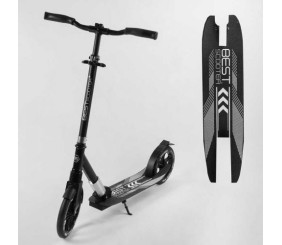 Самокат алюмінієвий "Best Scooter" (колеса PU, d переднього колеса - 230мм, d заднього колеса - 215мм, 1 амортизатор передній)