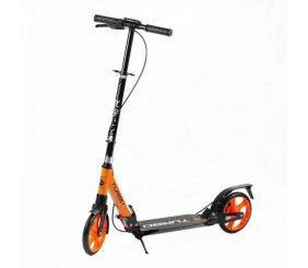 Самокат "Skyper Turbo" (сталева рама, ручне дискове гальмо, діаметр PU коліс - 200мм, 2 амортизатори)