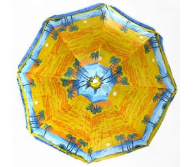 Парасолька пляжна (висота - 1,8 м; діаметр - 1,55 м) вид 5