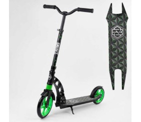 Самокат двоколісний "Best Scoote" (колеса PU, d переднього колеса - 23 см, d заднього колеса - 18 см, 1 амортизатор передній)